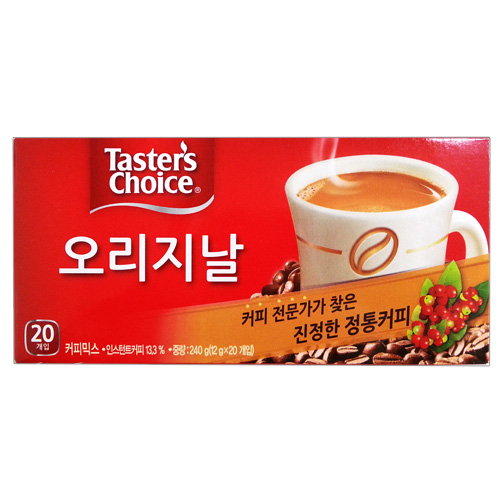 Кофе растворимый Nescafe taster's choice оригинальный 3в1 30x 12г мяг/уп (8801055126316)